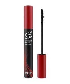 CLIO Kill Lash Superproof Mascara - Long & Curl up Waterproof Black Mascara, Volumizing & Lengthening, Long-wearing (#01)