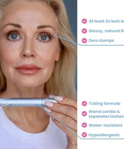 Alternative view of PrimeLash Mascara for Older Women – Volumizing, Incredible Length in 2 Coats – Long-Stay, Zero Clumps, Hypoallergenic (Black)