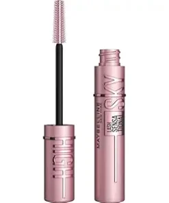 Maybelline Lash Sensational Sky High Washable Mascara Makeup, Volumizing, Lengthening, Defining, Curling, Multiplying, Buildable Formula, True Brown, 1 Count