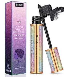 Bestidy 4D Silk Fiber Lash Mascara - Natural Waterproof, Smudge-proof, Thickening & Lengthening, No Clumping, Lasts All Day