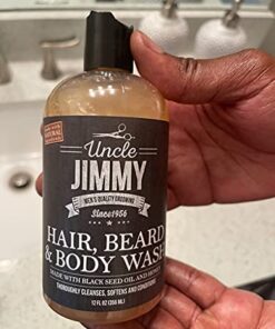 Alternative view of Uncle Jimmy Hair, Beard & Body Men's Wash 12 fl oz/356ml