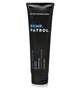 Bump Patrol Cool Shave Gel with Menthol, Sensitive Formula - 4 oz