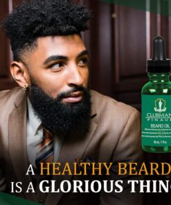 Clubman Pinaud Beard Oil for Men – Balanced Moisture for Facial Hair & Skin, Softens & Nourishes Beard, 1 oz - Image 5