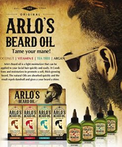 Alternative view of Arlo's Beard Oil w/Tea Tree Oil