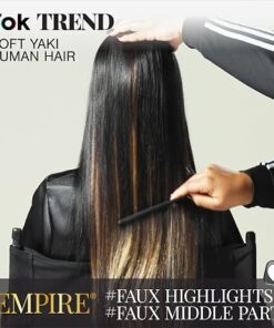 Sensationnel Empire Yaki Human Hair,1 Pack 10 inch, M44 - Image 4