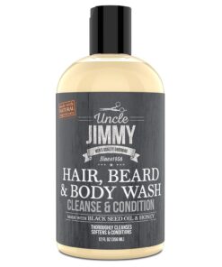 Uncle Jimmy Hair, Beard & Body Men's Wash 12 fl oz/356ml