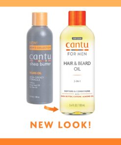 CANTU Men's Shea Butter Beard Oil, 3.4oz