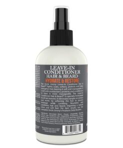 Uncle Jimmy Hair and Beard Leave in Conditioner for Healthy Beard Growth, Softening Hair, Hydrate and Restore, 8 Oz - Image 3