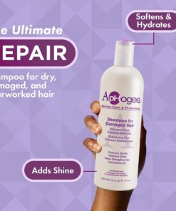 Aphogee Replenishing Repair Shampoo for Dry Damaged Hair (16 Fl Oz) - Image 4