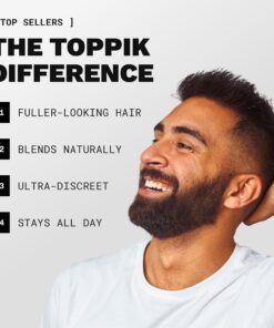 Alternative view of Toppik HAIR BUILDING FIBERS, Dark Brown, Black 27g / 0.97oz