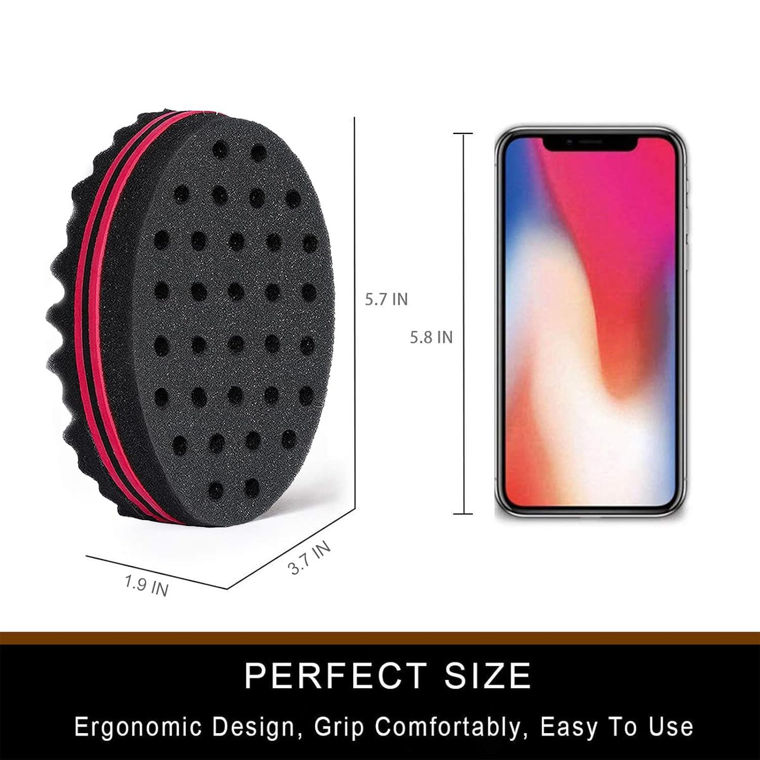 Magic Twist Hair Sponge, Barber Hair Brush Sponge - Image 5