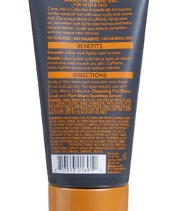 Cantu Men's Shea Butter Smooth Shave Gel, 5 Oz - Image 3