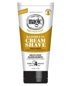 Magic Razorless Cream Shave Depilatory Cream for a Smooth Bald