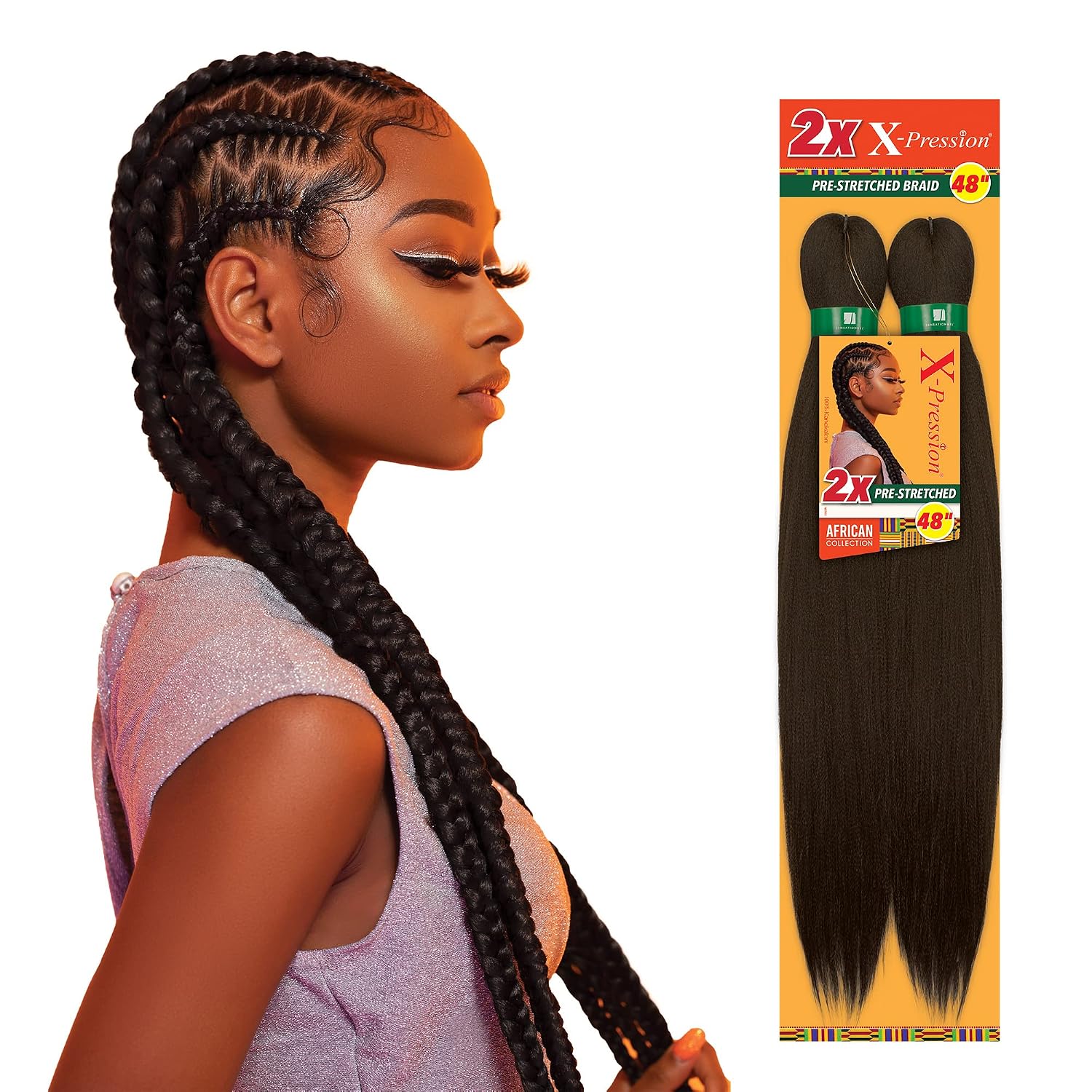 X-JUMBO-BRAID-PRE-STRETCHED-56_-BG-Sensationnel: High-quality Pre-Stretched Braid for Effortless Styling