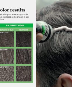 Shampoo-In Color, Hair Coloring for Men - Darkest Brown-Black, H-50 - Image 8