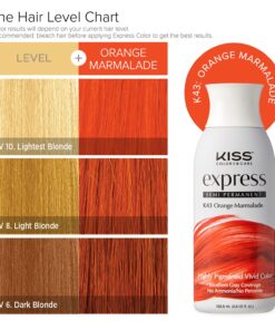 Alternative view of KISS EXPRESS SEMI-PERMANENT SET - ORANGE MARMALADEA