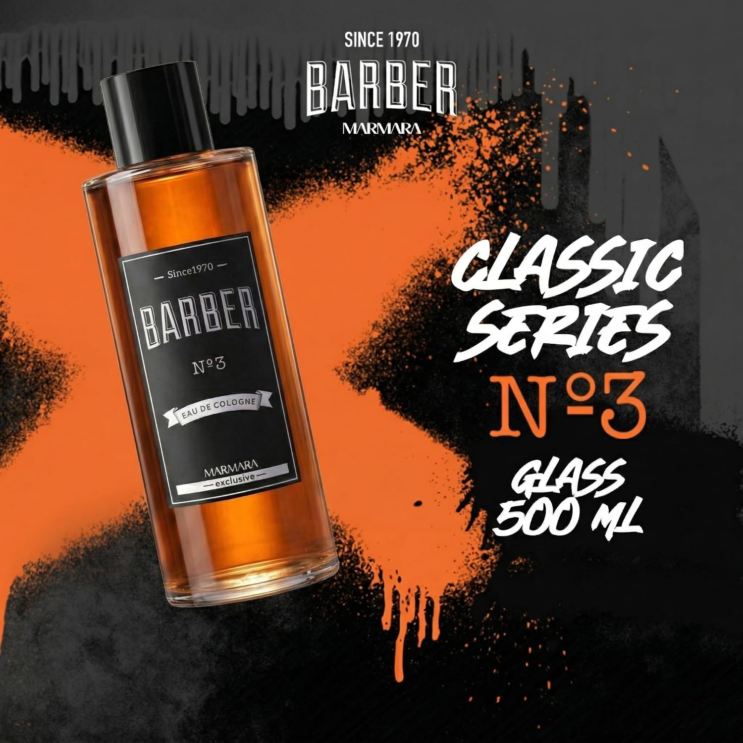 Barber Marmara No.3 Aftershave For Men EAU DE COLOGNE - Image 3