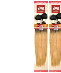 Bobbi Boss 100% Human Hair Weaving VISSO NATURAL YAKY 10" 99J - Image 3