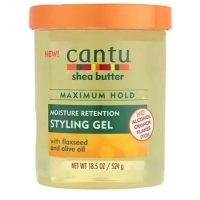 CANTU SHEA BUTTER MAX HOLD STYLING flax seed GEL 18.5 oz