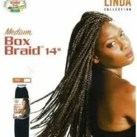 Linda Collection Medium Box Braid 14" BG