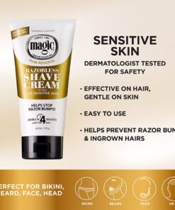 Alternative view of Magic Razorless Cream Shave Depilatory Cream for a Smooth Bald