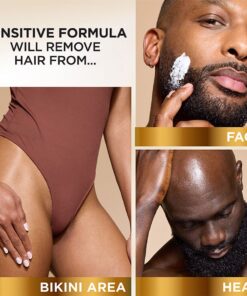 Magic Razorless Cream Shave Depilatory Cream for a Smooth Bald - Image 3